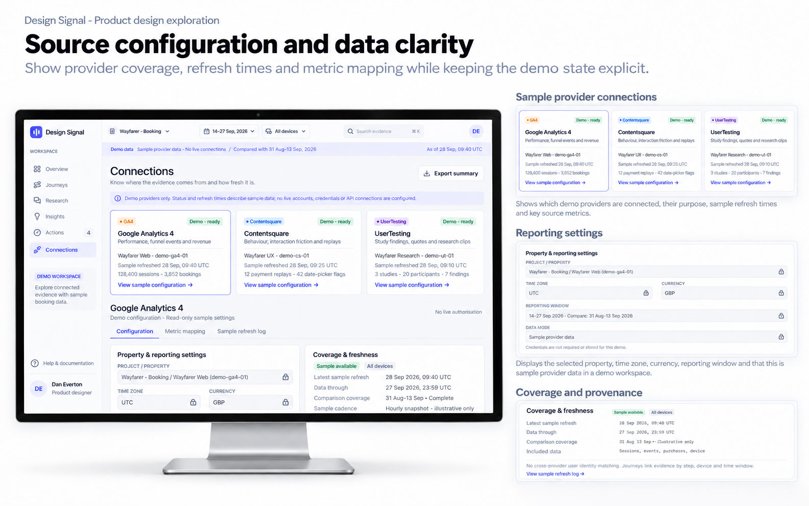 Improvement actions with owners, priorities and acceptance criteria